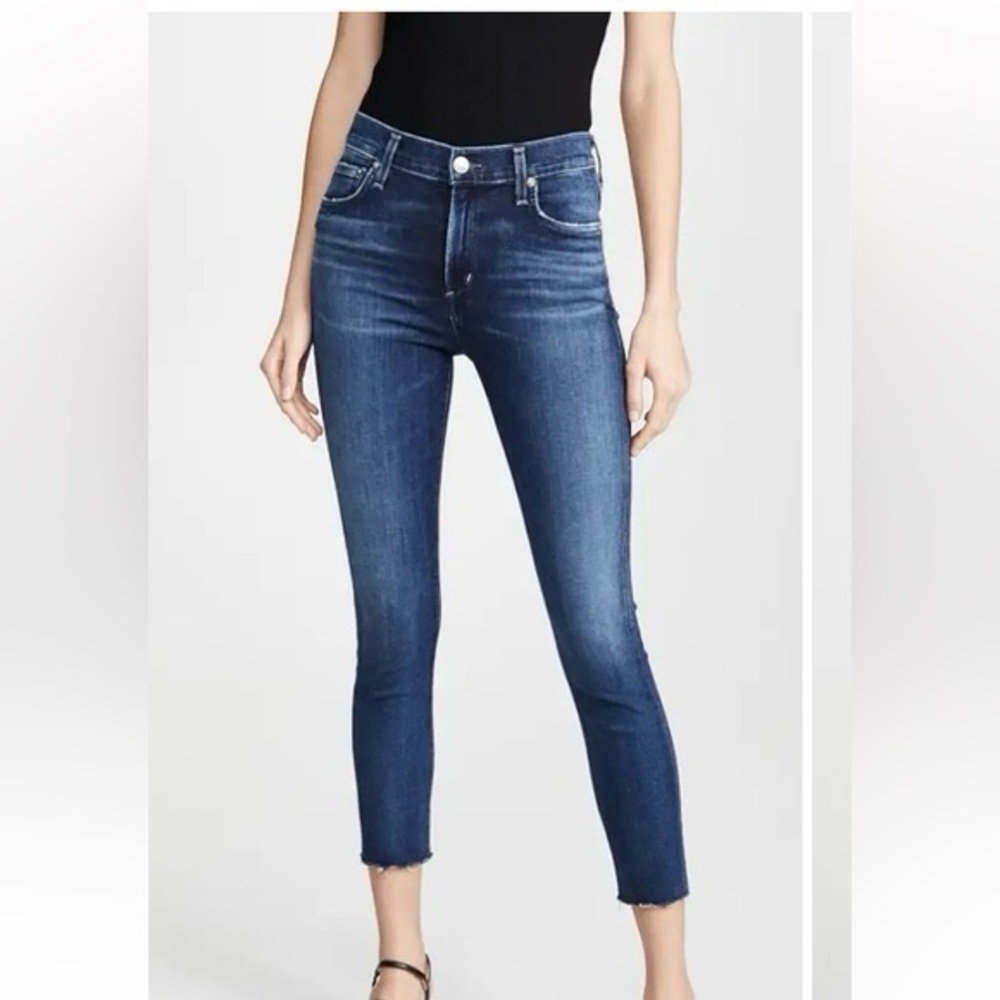 Agolde Sophie High Rise Crop Denim Jeans